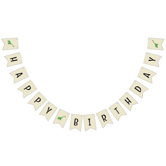 Walter the Dinosaur Wimpelkette (Alle)