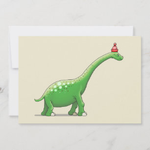 Walter the Long Neck Dinosaur Karte