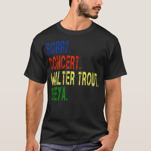 Walter Trout Music T-Shirt (Vorderseite)