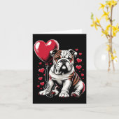 Walter Valentinstag Hundebesitzer Valentin Karte (Gelbe Blume)