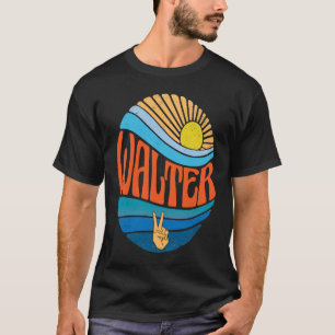 Walter Vintage Sonnenuntergang Walter Groovy Tie D T-Shirt