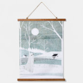 Walter Winter Wandteppich Mit Holzrahmen (Vorderseite)