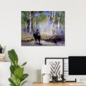 Walter Withers The Drover 1912 Australian Art Poster (Heimbüro)