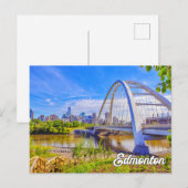 Walterdale Bridge, Edmonton, Alberta, Kanada Postkarte (Vorne/Hinten)