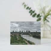 Walterdale Bridge Postkarte (Stehend Vorderseite)