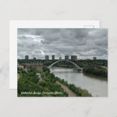 Walterdale Bridge Postkarte (Vorne/Hinten)