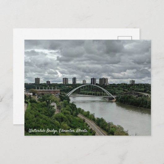 Walterdale Bridge Postkarte (Vorne/Hinten)