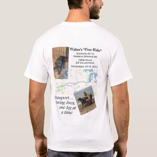 Walters "freie Fahrt " T-Shirt (Rückseite)