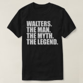 WaltersWalters Familienname Walters Nachname Walte T-Shirt (Design vorne)