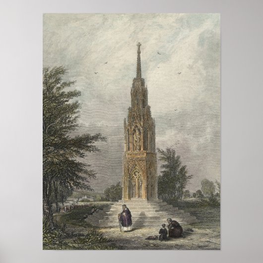 Waltham Cross, c.1820 Poster (Vorne)