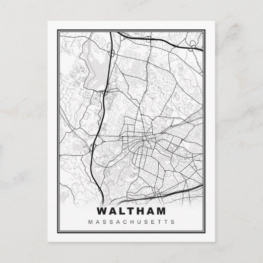 Waltham Karte (Vorderseite)