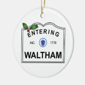 Waltham MA Keramikornament (Links)