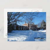 Waltham Postkarte (Vorne/Hinten)