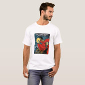 Waltham Taschen-Uhr-Plakat 1900 T-Shirt (Vorne ganz)