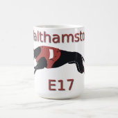 Walthamstow E17 Windhund-Tasse Kaffeetasse (Mittel)