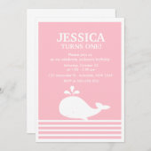 Walthemageburtstag für Mädchen-Party Einladung (Vorne/Hinten)