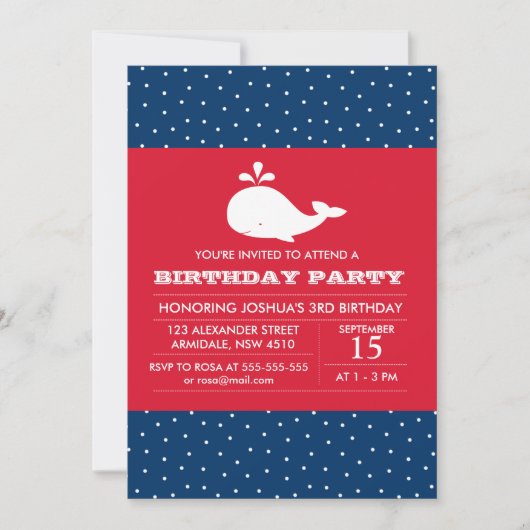 Walthemageburtstags-Jungen-Party Einladung (Vorderseite)