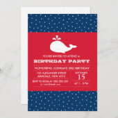 Walthemageburtstags-Jungen-Party Einladung (Vorne/Hinten)