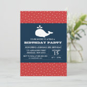 Walthemageburtstags-Jungen-Party Einladung (Stehend Vorderseite)