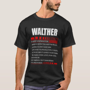 WALTHER Name T Shirt, WALTHER Familienname Wappen T-Shirt