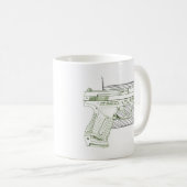 Walther P99 Kaffeetasse (VorderseiteRechts)