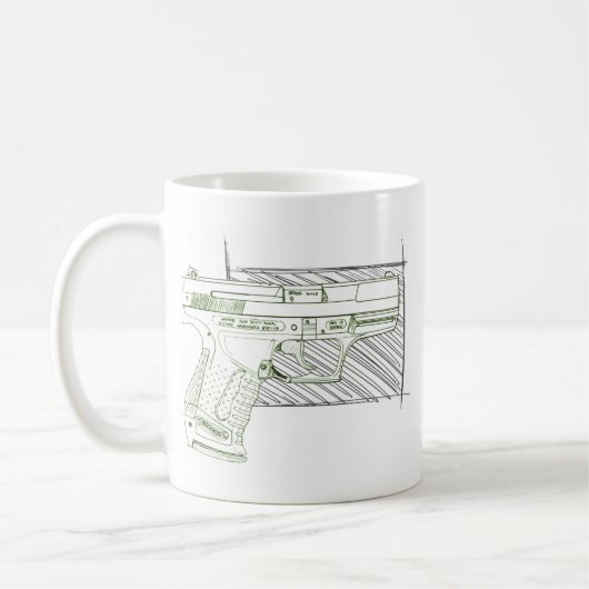 Walther P99 Kaffeetasse (Links)