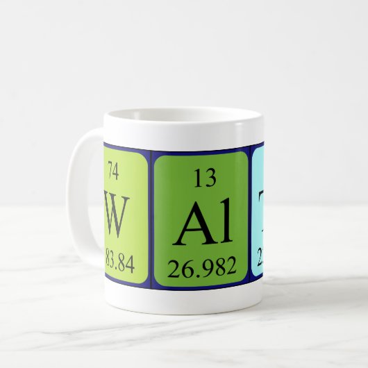 Walther Periodenname Tasse (Vorderseite Links)