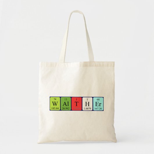 Walther Periodic Table name tobag Tragetasche (Vorne)