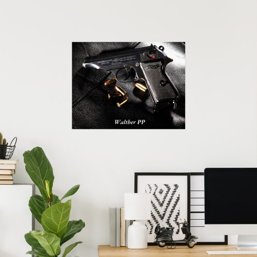 Walther PP Poster (Heimbüro)