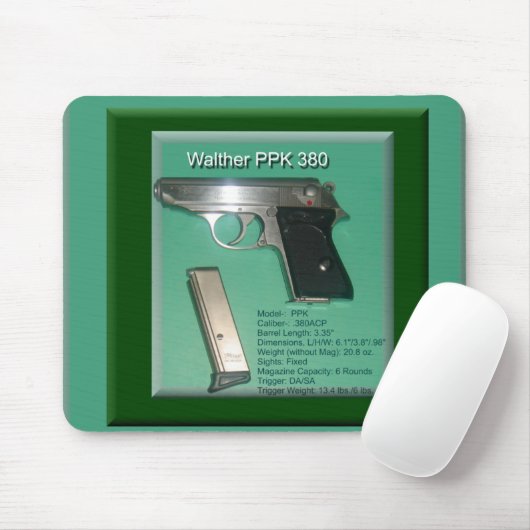 Walther PPK380ACP Mousepad (Mit Mouse)