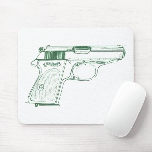 Walther PPK Mousepad (Mit Mouse)