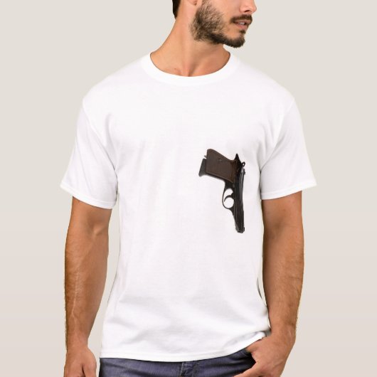 Walther PPK Schulter hoster T-Shirt (Vorderseite)