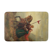 Walther und Hildegund fliehen mit ihrem Pferd Badematte (Vorderseite)