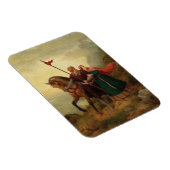 Walther und Hildegund fliehen mit ihrem Pferd Magnet (Rechte Seite)