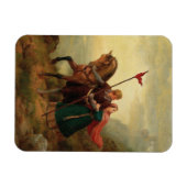 Walther und Hildegund fliehen mit ihrem Pferd Magnet (Horizontal)