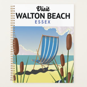 Walton Beach, Essex-Seebad-Reiseplakat Planer