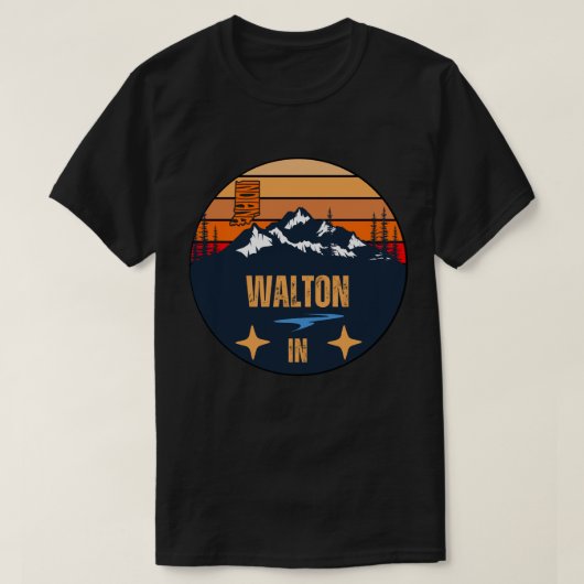 Walton, Indiana T-Shirt (Design vorne)