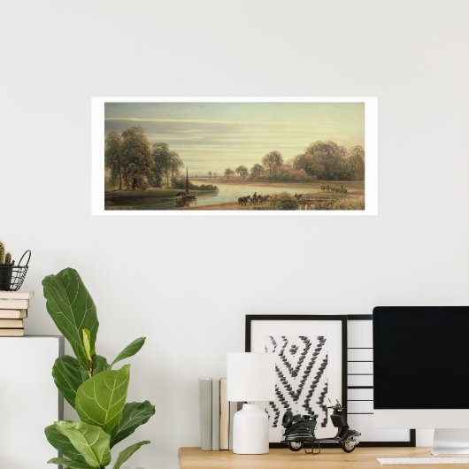 Walton on Thames Poster (Heimbüro)