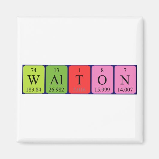 Walton Periodenmagnet Magnet (Vorne)