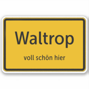 Waltrop Aufkleber Sticker Autoaufkleber