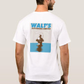 Walts Flyfishing Service T-Shirt (Rückseite)