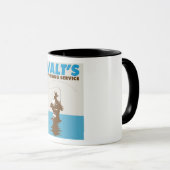 Walts Flyfishing Service-Tasse Tasse (VorderseiteRechts)