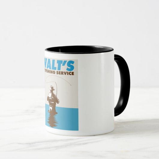 Walts Flyfishing Service-Tasse Tasse (VorderseiteRechts)