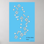 Waltz 18 Steps Mens Poster (Vorne)