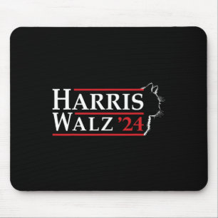 Waltz 2024 Election Cat Lady Kamala Harris Tim Wal Mousepad