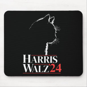 Waltz 2024 Election Cat Lady Kamala Harris Tim Wal Mousepad