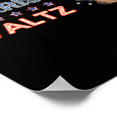 Waltz 2024 Shirt Capybara Flag Patriot Capy Rodent Poster (Ecke)