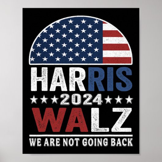 Waltz 2024 Shirt Election Kamala Haris Tim Waltz 2 Poster (Vorne)