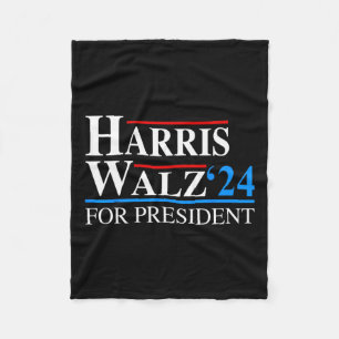 Waltz 2024 VP Vizepräsident Kamala Harris Tim Wal Fleecedecke