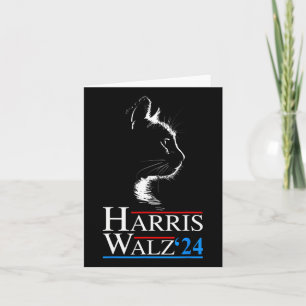 Waltz 2024 Wahl Funny Cat Kamala Harris Tim WA Karte